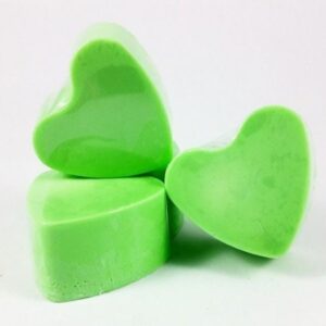 Jabón corazón manzana verde
